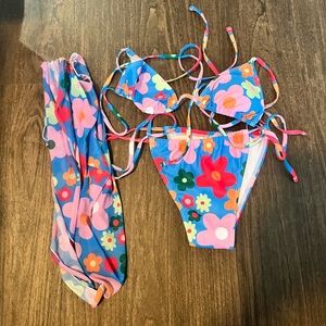 Amazon 3 piece swim bikini set